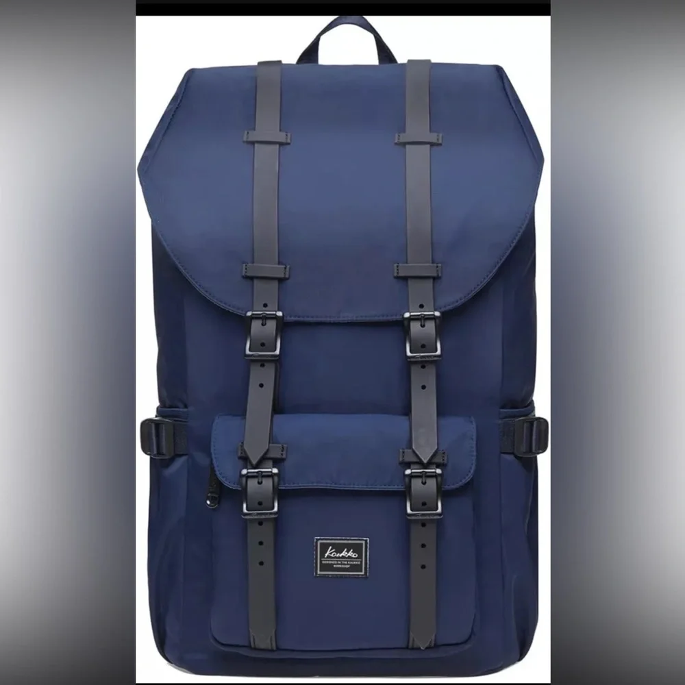KAUKKO Laptop Travel Backpack, Outdoor Rucksack Fits 15.6 Inch Laptop